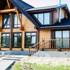 деревянные окна со стеклопакетом